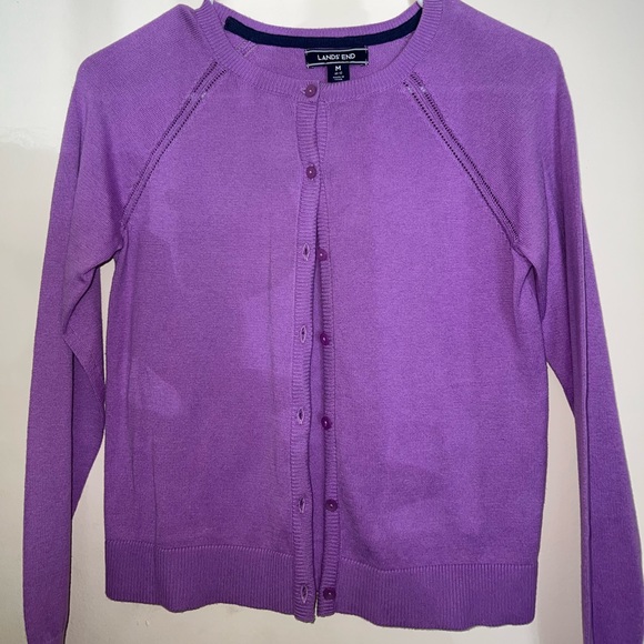 Lands' End Other - Kids Lands’ End lavender cardigan.